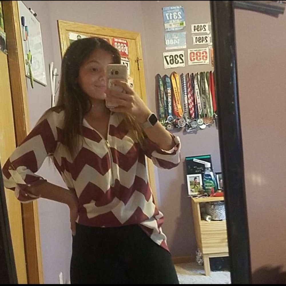 zig zag blouse